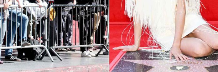 gal gadot walk of fame protest