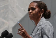 Michelle Gives Speech at Obama Presidential Center Opening